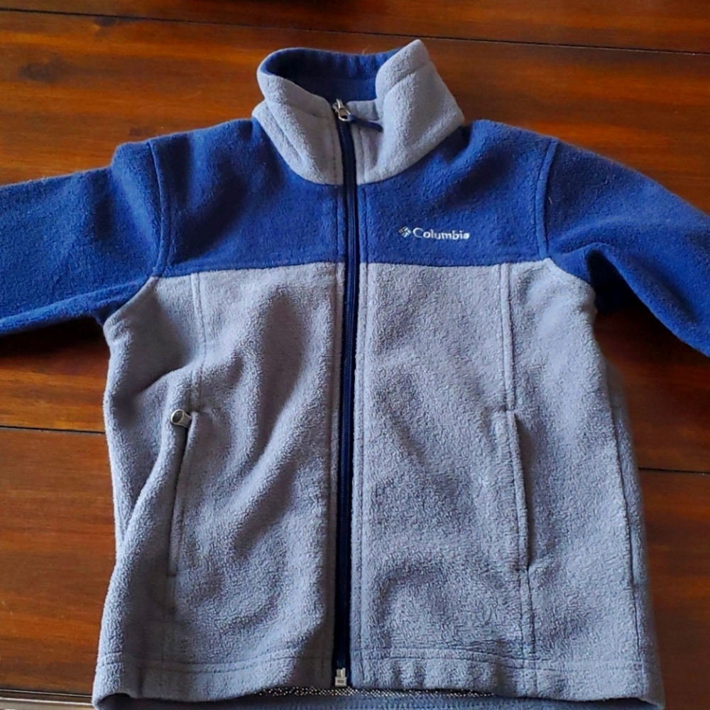 Boys Columbia Two Toned Fleece Jacket